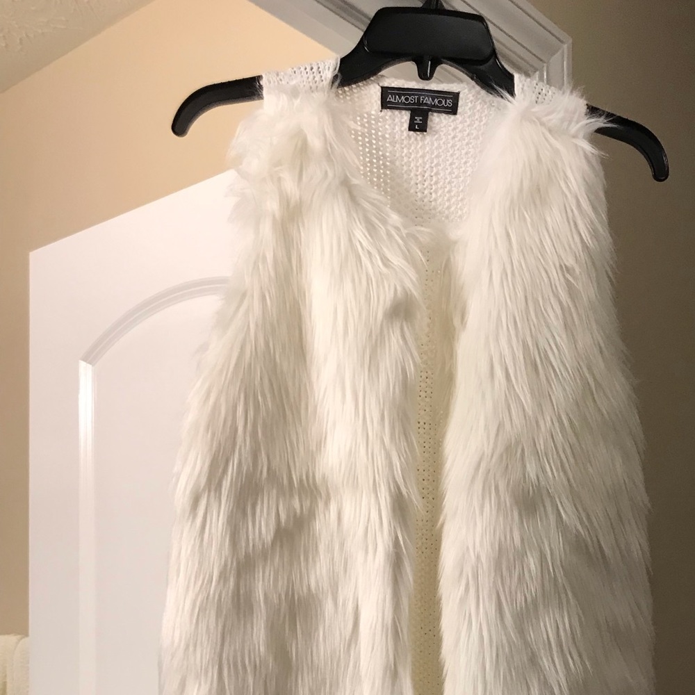 Faux fur vest